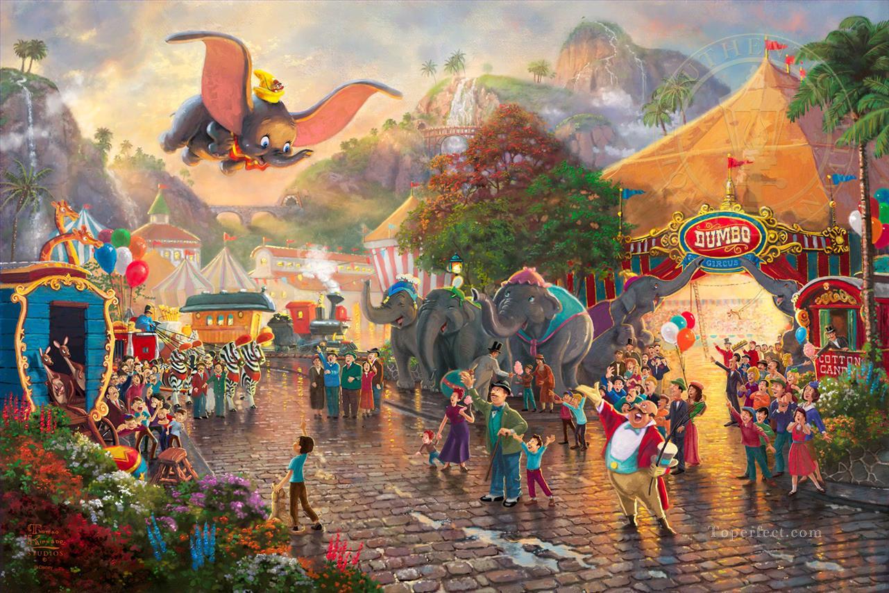Disney Dumbo TK Disney Oil Paintings